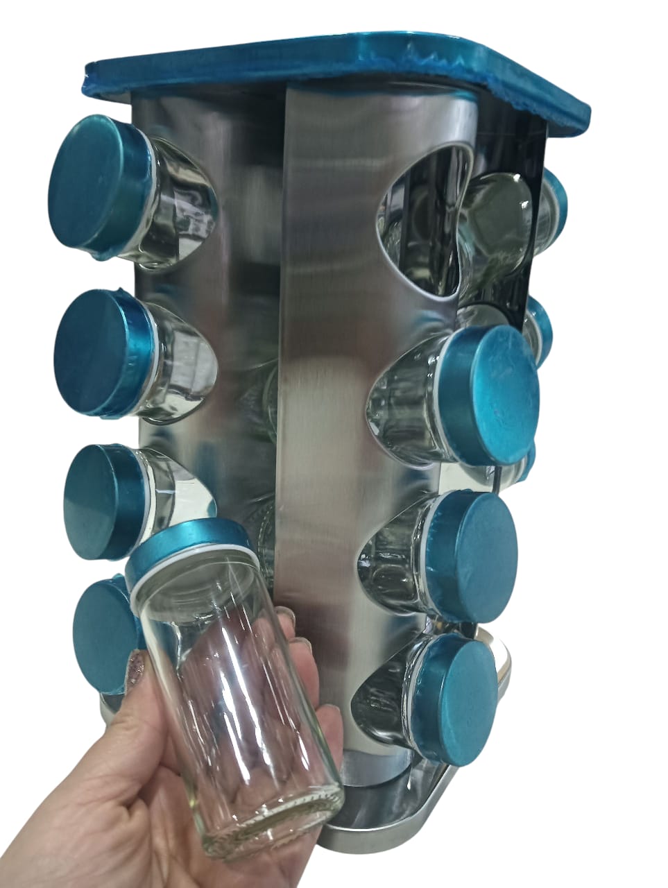 Miniatura 3 de Especiero 16 Frascos Redondo  Giratorio